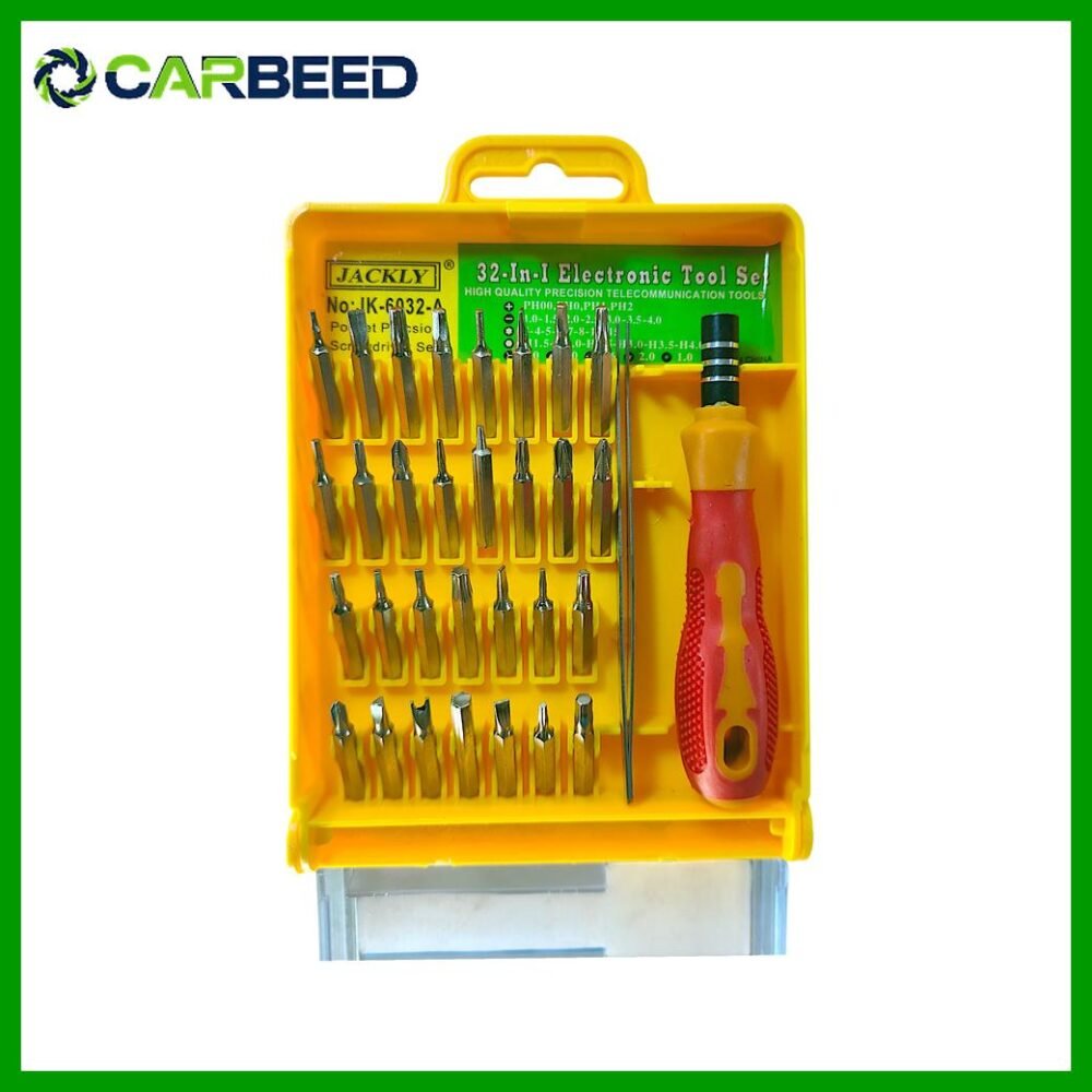 طقم مفك ساعاتى 32 قطعة - 32-Piece Precision Screwdriver Set (Watchmaker Set)