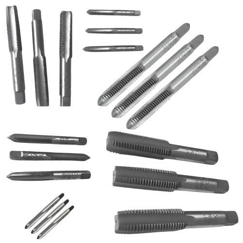 طقم ذكر قلاوظ متري – 3 قطع – Taper/Plug/Bottoming (3 Pcs Metric Thread Cutting Tap Set) - Image 5