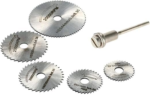 طقم سكينة منشارية ميني كرافت 5 قطع – HSS - Mini Craft HSS Circular Saw Blade Set – 5 Pcs - Image 8