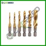 طقم ذكر سن بنطة 6 قطع - Drill Tap Combination Bit Set