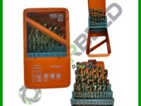 طقم بنطة حدادي 1 – 13 مم | 25 قطعة - HSS Twist Drill Bit Set 1–13 mm