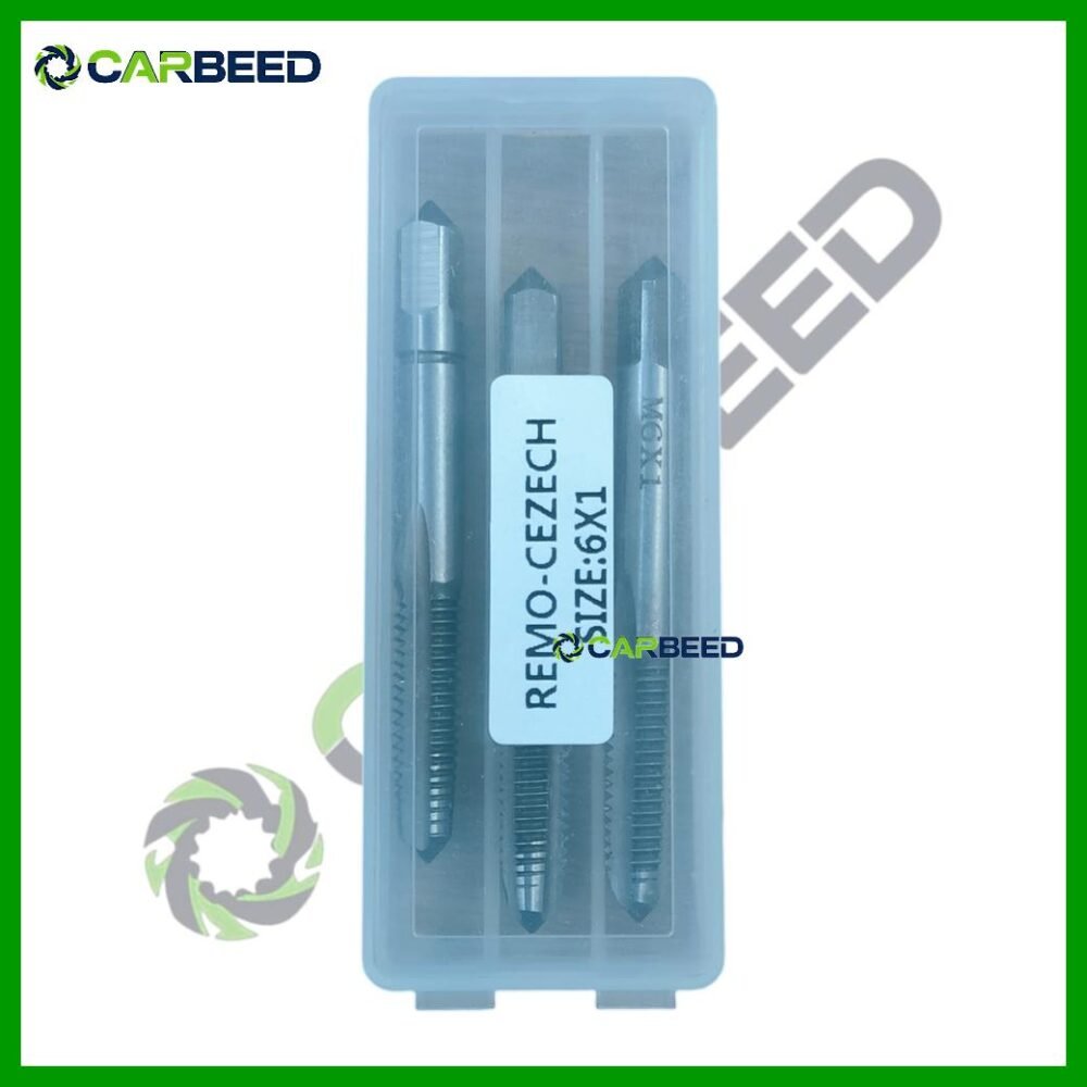 طقم ذكر قلاوظ متري – 3 قطع – Taper/Plug/Bottoming (3 Pcs Metric Thread Cutting Tap Set)