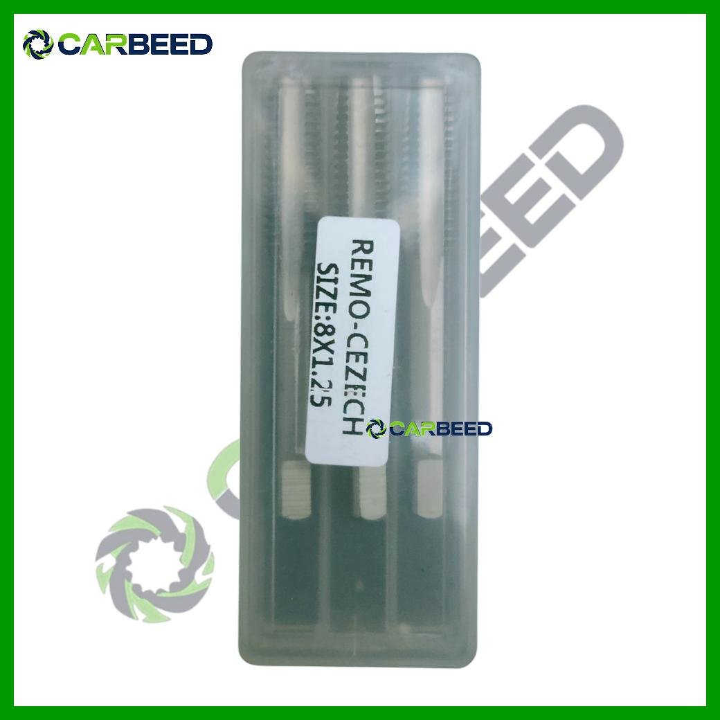 طقم ذكر قلاوظ متري – 3 قطع – Taper/Plug/Bottoming (3 Pcs Metric Thread Cutting Tap Set) - Image 4