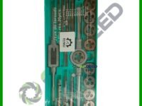 طقم قلاوظ  (داخلي و خارجي)ذكر ولقمة مقاس M3–M12 مم علبة بلاستيك – عدد 20 قطعة (Metric Tap and Die Set M3–M12 mm) (Copy)