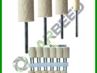 لباد اكس 3 مم اقطر مختلفة – عدلة لميني كرافت - Felt Polishing Wheel 3 mm Shank – Flat Type for Mini Craft