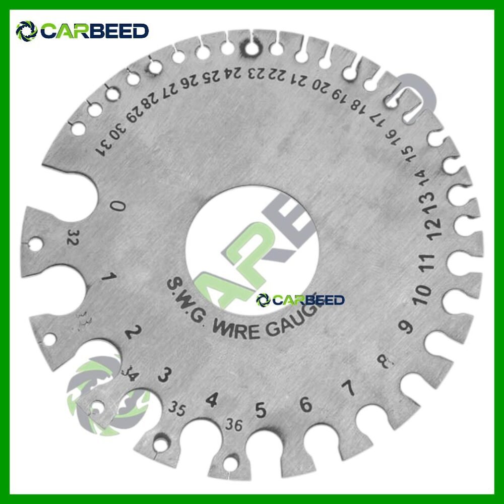 سكينة قياس اقطار سلك  0-36 - Wire Gauge 0-36 (Diameter Measuring Tool)