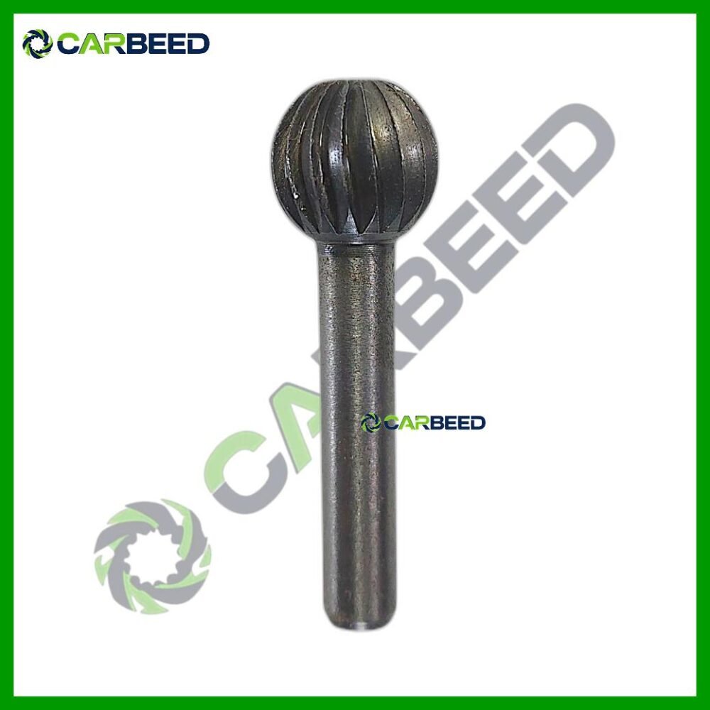 فريزة حـديـد قطر 12 مم اكس 6 مللى مدورة - HSS Ball Rotary Burr 12mm x 6mm