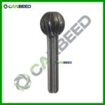 فريزة حـديـد قطر 12 مم اكس 6 مللى مدورة - HSS Ball Rotary Burr 12mm x 6mm