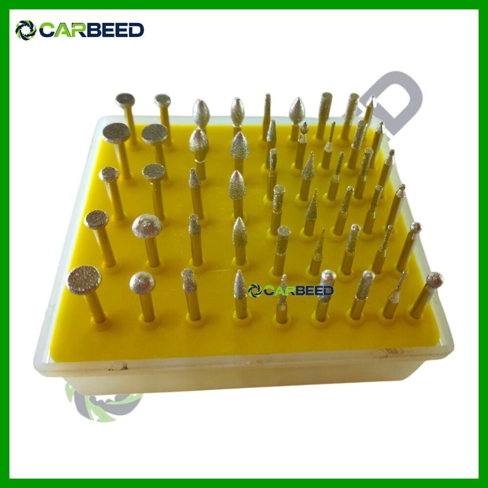 طقم فريزة الماظ 50 قطعة - Diamond Rotary File Set (50 pcs)