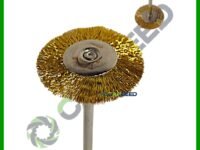 فرشة سلك معدن مستديرة × 3 مم – قطر 25 مم – ميني كرافت - Mini Craft Metal Wire Wheel Brush – 25mm – 3mm Shank