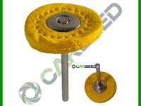 لباد قماش تنعيم مستديرة اكس 3 مللى قطر 25 مللى - لميني كرافت - Felt Polishing Wheel 3 mm Shank - Mini Craft
