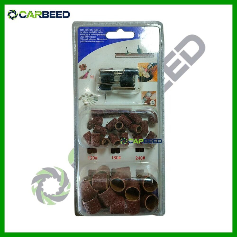 طقم صنفرة بالدليل ميني كرافت 42 قطعة - Mini Craft Sanding Drum Kit with Axes