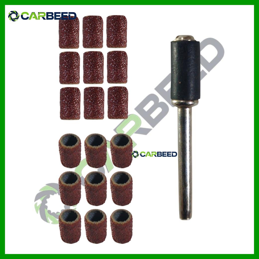 كيس خاتم صنفرة ميني كرافت صغير 100 قطعة – قطر 9 مم طول 13 مم - Mini Craft Small Sanding Ring - Image 3