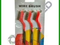 طقم فرش سلك 3 قطع  - 3-Piece Bristle Wire Brush Set