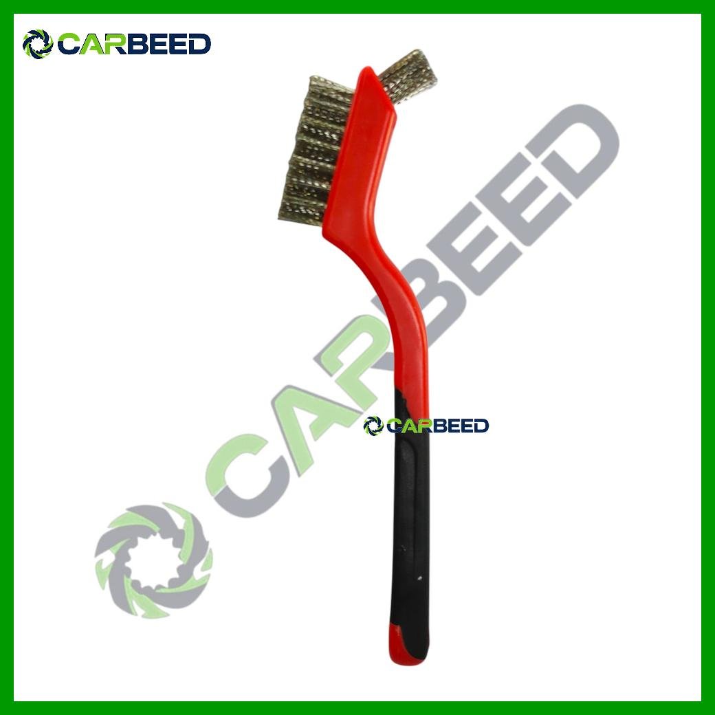 طقم فرش سلك 3 قطع - 3-Piece Bristle Wire Brush Set - Image 2